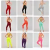 tuta da donna Yoga tute sportive multicolor estate Run strong stretch fitness tessuto pieghettato abbigliamento abbigliamento da palestra hip-lifting Legging tute ben aderenti pagliaccetti 04