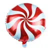 2022 New Round Windmills Pattern Balloons 6 Style Candy Colors Pink/Green/Yellow/Blue/Red/Fushcia Decorative Kids Birthday Party Foil Balloon Wholesale