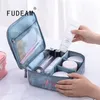 FUDEAM Thicken Ox Multifunction Women Travel Storage Toiletries Organize Cosmetic Bag Portable Waterproof MakeUp Case 220630