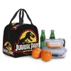 Bolsa de impressão de dinossauros de dinossauros personalizados do Jurassic Park Mulheres Lunhana Isolada Térmica Cooler para Escritório de Adultos 220711
