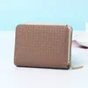 3pcs Wallets Women PU Plain Short Credit Card Holder Mix Color