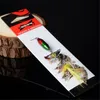 1pcs Rotating Spinner Sequins Fishing Lure 10g7cm Wobbler Bait with Feather Fishing Tackle for Bass Trout Perch Pike 220726