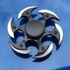 Fidget Spinner Fingerspielzeug-Set, Zinklegierung, Metall, Handspinner, Fingerspitzen-Gyro-Kreisel, Stressabbau, Dekompression, Angstspielzeug, Reliever