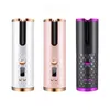 Hair Curlers Coreless Automatic Hair Curler Iron Wireless USB Rechargeable Air Curler Curves Waves LCD Display Ceramic Curly Travel Home For Woman Sharon