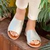 McCle Womens Sandals 2021 여름 여성 슬리퍼 플랫 여성 Peeptoe Comfort Slipon Sandalias 캐주얼 신발 슬링 백 새로운 210306