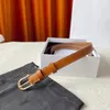 1.8 Slim Women Tasarımcı için Geniş Tan Pim Toka Kemeri Ceinture En kaliteli inek derisi deri kemer