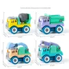 4PCS Construction Toy Engineering Car Fire Truck Screw Build and Take Taking For Kids Boys2206171611441