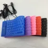 Mini clavier USB Portable à 85 touches, Flexible, étanche, en Silicone souple, pour jeu, tablette, clavier d'ordinateur pliable