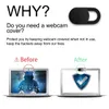 Factory Laptop Securities 6pcs Camera Cover Shutter Magnet Slider Plastic Webcam Cover for Pad Tablet Web Pc Cameras lens Mobile Phone Lenses Privacy Sticker