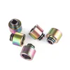 Stainless Steel SS Rainbow Color 810 510 Drip Tips for Thread Wide Bore Mouthpiece TFV8 TFV12 Prince Tank TFV8 BABY Atomizer