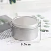 Bougie en aluminium étain rond bougie conteneurs festif cosmétique huile crème aromathérapie pot vide scellé métal voyage