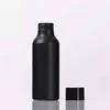 10pc 30ml 50ml 100ml 150mlポータブルトラベルブラックアルミニウム空のボトルスプレーボトル化粧品包装コンテナY220428