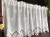 カーテンドレープ韓国のポケットスタイル白い綿糸ホローエムーデリーホーム装飾セミ /食器棚ダストプルーフ55 150cmcurtain