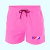 Summer Trapstar Brand Men Swiming Water Sports Mens Snabbtorkning Surf Beach Shorts med foder Swim Trunks Man Sexig badkläder 2022