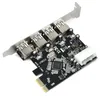 Snelle USB 3.0 PCI-E PCIE 4 Ports Express Expansion Card Adapter