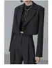 Luźne kobiety pełne rękawy Krótkie kurtki Kurtki Suits Kobieta swobodna jakość spodni 2 Zestaw 2022 Spring Autumn W284 T220729