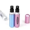 Storage Bottles & Jars 5ml Perfume Atomizer Portable Liquid Container For Cosmetics Mini Aluminum Spray Alcochol Empty Bottle Refillable Tra