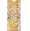 Bague en argent sterling S925 pour femmes, bijoux en forme de nid d'abeille plaqué or 18 carats, à la mode de 235m