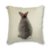 Taie d'oreiller Animal lapin cerf fleur couronne pépinière imprimé décoratif housse de coussin taie d'oreiller nordique canapé voiture décoration 220623