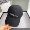 Boll Caps Balencaigass Hat 2022 Original Hög kvalitet Rätt version B tvättade hål för att göra gamla baseball 11cw2