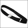 Stile della cinghia di tela con fibbia a sierina e punta 43 pollici Lungo (nero) Consegna a goccia 2021 Accessori ACCESSORI FASHION ZNGPB