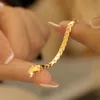 S2996 Fashion Jewelry Light Luxury Niche Design Exquis Chain Finger Ring Snake Rings