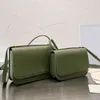 Высококачественный дизайнерский классический седло сумка для плеча мессенджера женский кошелек кожаный тота геометрическая леди сумочка 220721