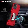 iPhone 14 Magnetic Kick Stand Case Case Hybrid Ring Car Holder Apple 14Pro MAX 13PRO 12 12PRO 11 11 Pro X XS XR 6 6P 7 7P 8 8PLUS