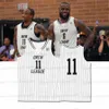 LeBron''Men James Alumni Basketball Jersey Drew League #6 Demar Derozan #11 White ED Custom Any Name Number