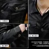 Bahar Sonbahar Moda Erkekler Yakup PU Deri Jacker Ceketler Erkek Akıllı Gündelik Sahte Deri Ceket Kıyafet Boyutu M-4XL L220801