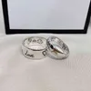 fjxpRing 2023 Nouvelle Version Bague pour Couples Masculins et Féminins Plaqué avec de l'Amour en Argent Sterling Intrépide Blindforlove ventes directes d'usine 5