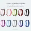 Bracelet pour Xiaomi Mi Band 3 4 5 6 Bracelet en métal sans vis en acier inoxydable MIband Bracelet bracelets Pulseira