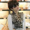 Fashion Leopard Scarf Korean Chiffon Wrap Shawl Stole Scarves For Women Elegant Long Neck Large