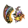 1224PCS Halloween Cartoon Pumpkin Bat Cupcake Wrapper Paper Cake Toppers Happy Birthday Party Decoration Supplies 220815