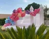 Casa de rebote blanca con tobogán inflable Bouncy Castle Combo puente de boda Bouncer Moonwalks saltando Para niños auditorías Comercial incluido soplador envío gratis