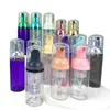 30ml 60ml pet travel size clear mini small cleaner liquid soap foam dispenser pump cleanser bottle