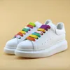 White Designer Shoes New Muti Colors Thick-soled Couple's Trendy Sneakers for Men and Women