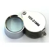 30X 20X 10X 21mm Retractable Jewelers Magnifier Microscope Magnifying Glass Illuminated Jeweler Loupe Folding Magnifier With Exquisite Box 1152