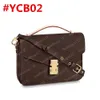 40780 Pochette Meti Sac à main Sacs à bandoulière Femmes Sacs à main Marron Fleur Cuir Femmes Fourre-tout Sac à bandoulière Sacs à main Sacs 41465 44187 # YCB-03