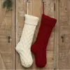 Chaussettes De Noël 46cm 18 Pouces Acrylique Cadeau Décoration Maison Mur Décor Bonbons Sac Arbre De Noël Chaussettes