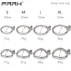 FRRK Base Cock Ring för inbyggd metall kyskhetsbur Rostfritt stål penislås 40 mm 45 mm 50 mm 55 mm BDSM sexleksaker 220520