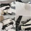 Herbst und Winter Unisex Hip Hop Multifunktionspaket Brust Packs Schulter Handtasche Canvas Material Bum Crossbody Baal J220705