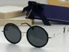 Solglasögon för män Kvinnor 0647 Sommarstil Anti-ultraviolett retroplatta Runda Full Frame Glasögon Slumpmässig Box