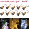 Stringhe luci solari per bottiglie di vino 20 LED Stringa di sughero in filo di rame per decorazioni natalizie per feste di NataleStringhe LEDLED