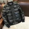 YR classico stile casual giacca di pelle genuina 80 piume d'anatra bianca cappotto di pelle di pecora vestiti caldi invernali LJ201029