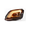 Phare de voiture LED lampe avant pour GLK300 GLK260 X204 2008-2015 frein de brouillard stationnement en cours d'exécution DRL phares voiture Automobile éclairage