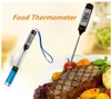 200pcs Food Grade Digital Cooking Food Sonda Carne Cucina BBQ Selezionabile Sensore Termometro Termometro da cucina digitale portatile 0427