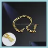 Chains Necklaces Pendants Jewelry 5Mm Gold Bracelet For Men Sier Link Chain Bracelets 19-23Cm Fashion Wholesale - 0769Wh Drop Delivery 202