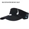 سماعات الرأس اللاسلكية Bluetooth 5.0 Earphone Sport Music Cap Outdoor Leisure Free Free Pally Call Baseball Sun Hat For Mobile