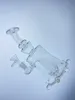 Clear Glass Hookah Dab Plata